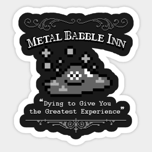 Metal Babble Inn Sticker